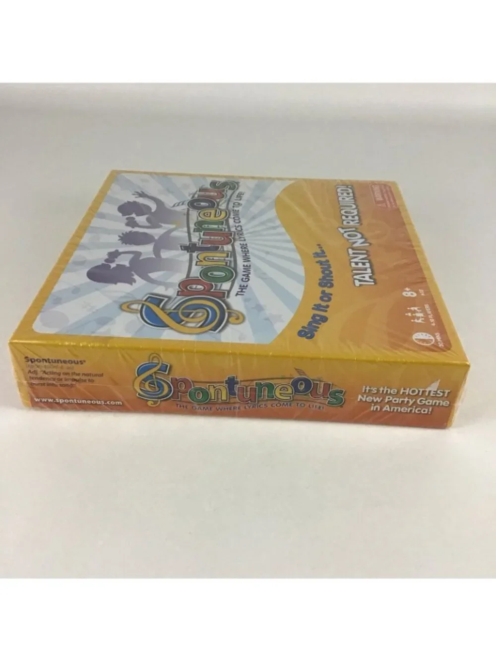 Spontunesous Song Lyric Board Game 2010 Family Game Night Sing Shout New Sealed